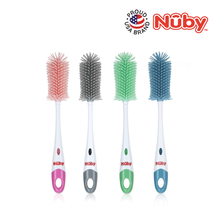 NUBY NB5629 Bottle Brush Silicone Assorted (1pc) | Isetan KL Online Store