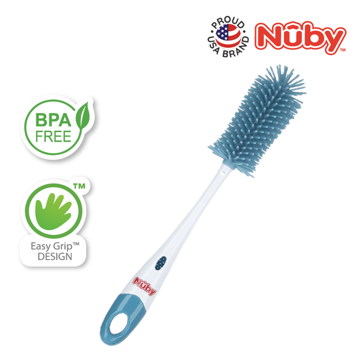 NUBY NB5629 Bottle Brush Silicone Assorted (1pc) | Isetan KL Online Store