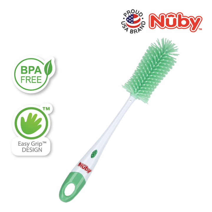 NUBY NB5629 Bottle Brush Silicone Assorted (1pc) | Isetan KL Online Store