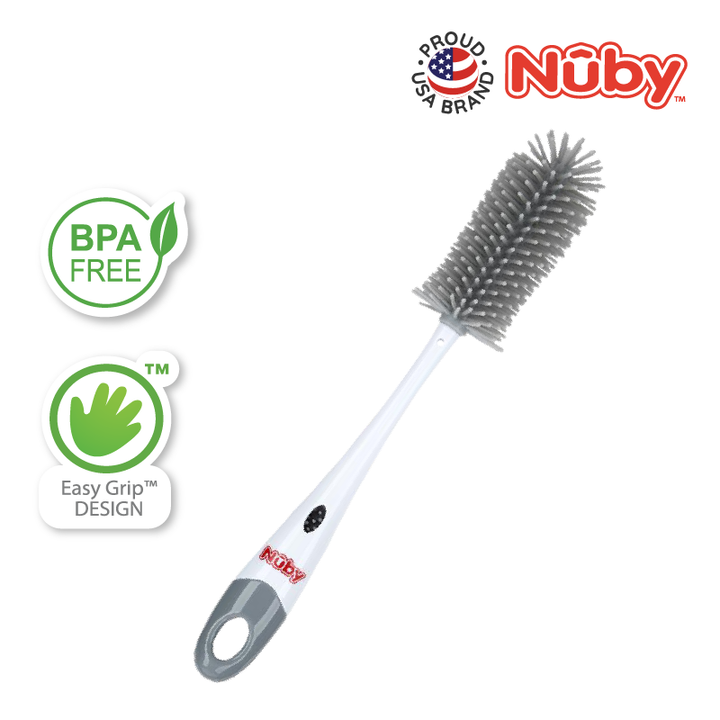 NUBY NB5629 Bottle Brush Silicone Assorted (1pc) | Isetan KL Online Store