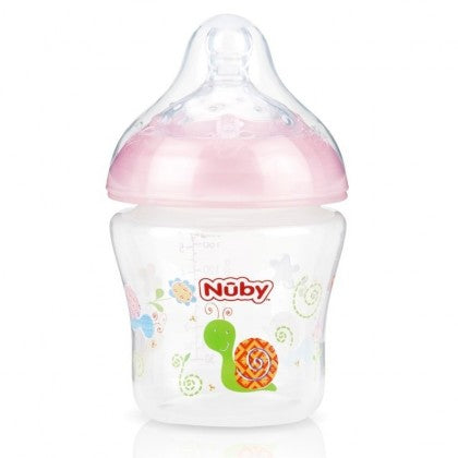 NUBY NB68056 Natural Touch Bottle Slow Flow Nipple (180ml/6oz) | Isetan KL Online Store