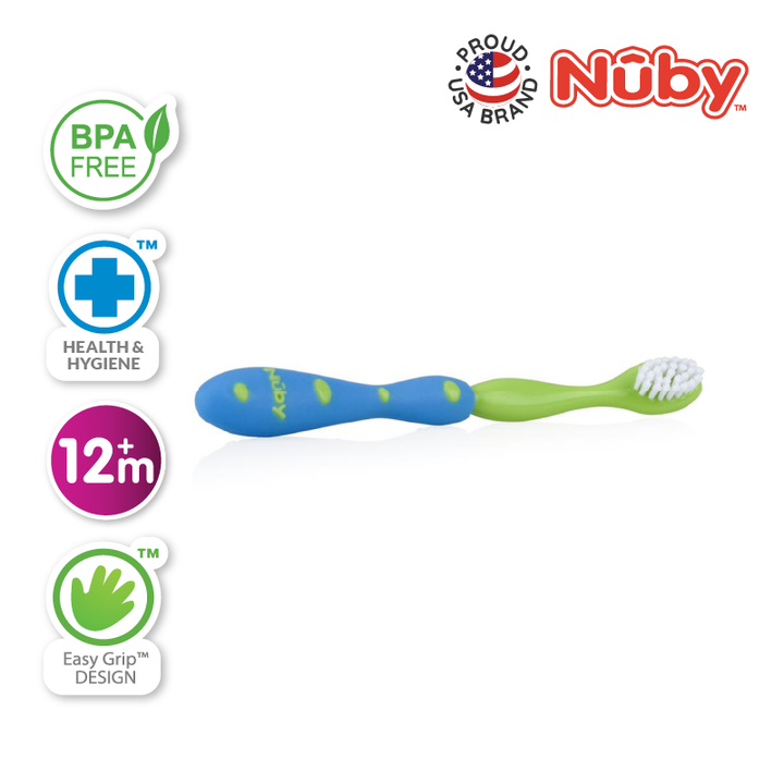 NUBY NB766 Toothbrush with Bristles Assorted (1pc) | Isetan KL Online Store