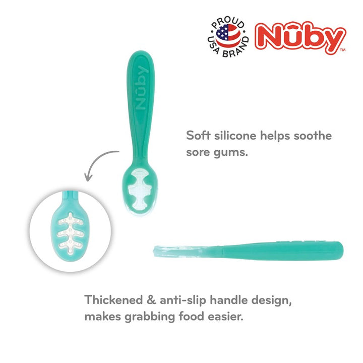 NUBY NB80913 Nuby 3 Stage Dipping Spoons | Isetan KL Online Store