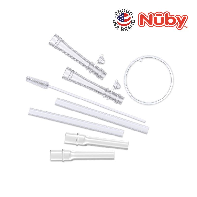 NUBY NB92103 Flip-it Cup Fat & Thin Straw Combo Replacement Kit | Isetan KL Online Store