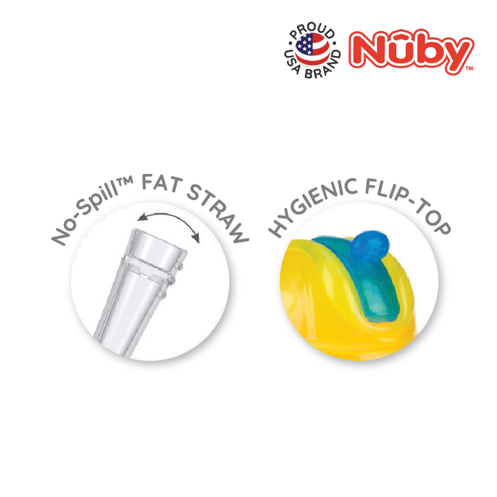 NUBY NB92166 Flip N Sip Cup Assorted (240ml/8oz) | Isetan KL Online Store