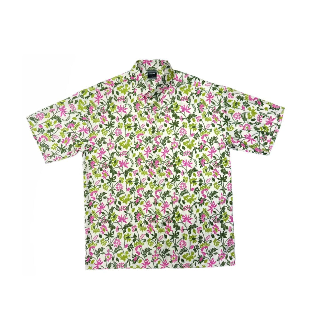 Pink Flower Batik Shirt
