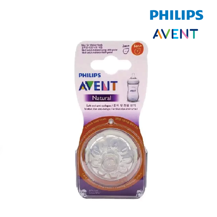 PHILIPS AVENT Natural Teat 2.0 - 2pcs/pack | Isetan KL Online Store