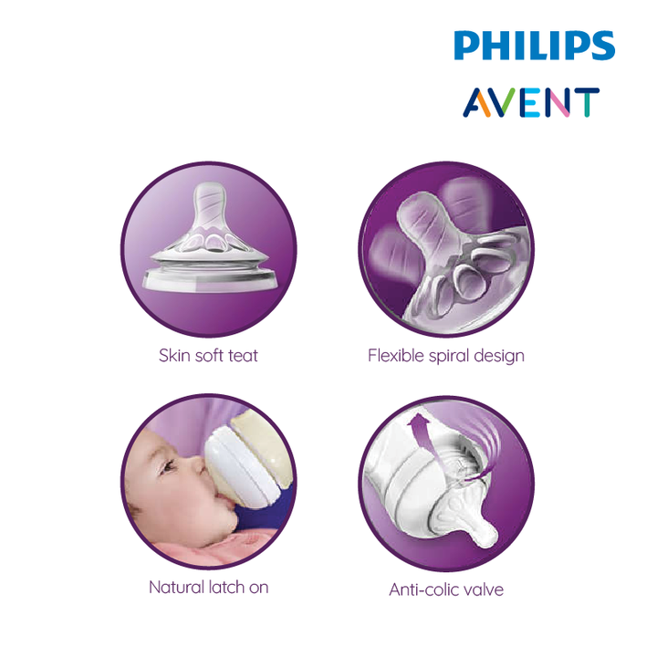 PHILIPS AVENT Natural Teat 2.0 - 2pcs/pack | Isetan KL Online Store