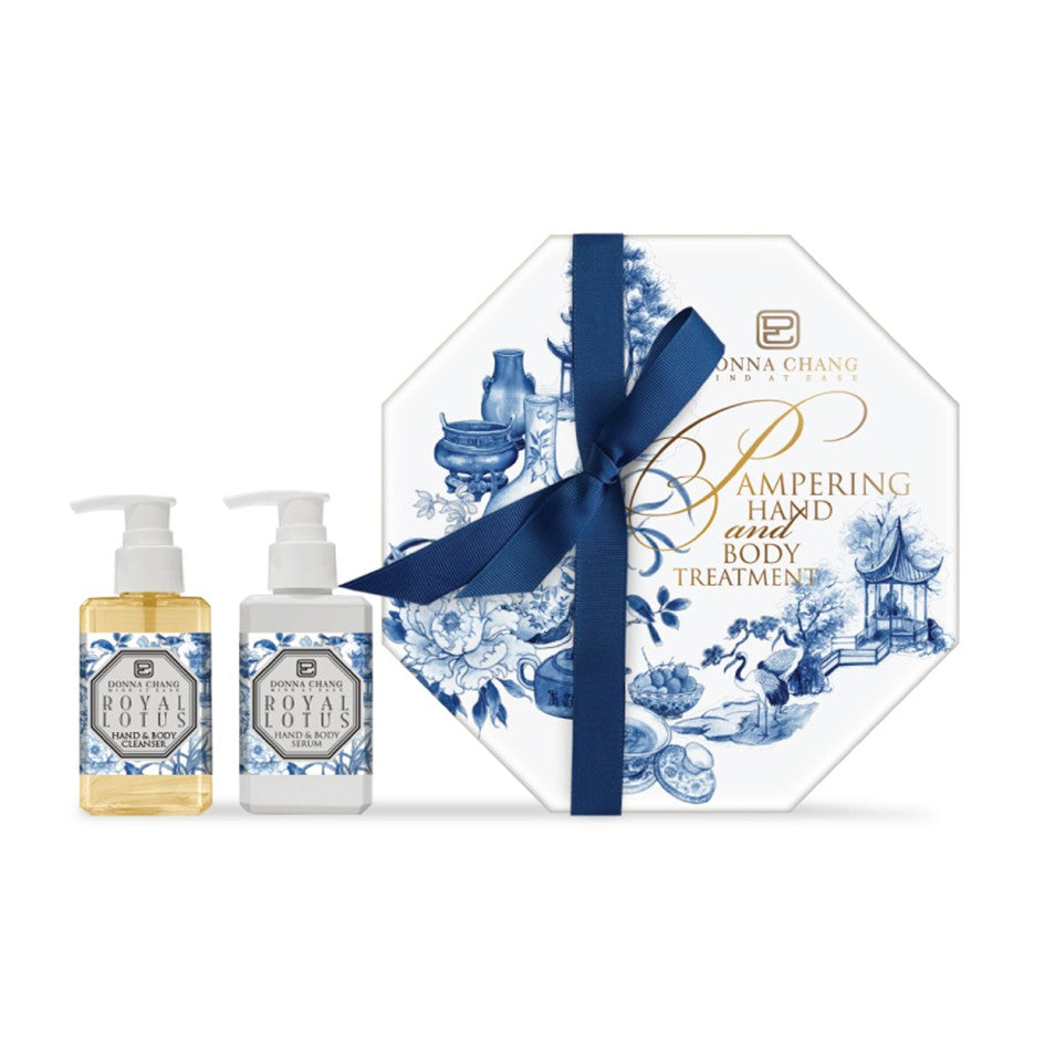 Royal Lotus Body Treatment Gift Set (Body Cleanser & Body Serum) 100 +100