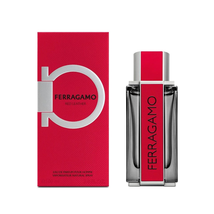 SALVATORE FERRAGAMO Red Leather EDP for Men | Isetan KL Online Store