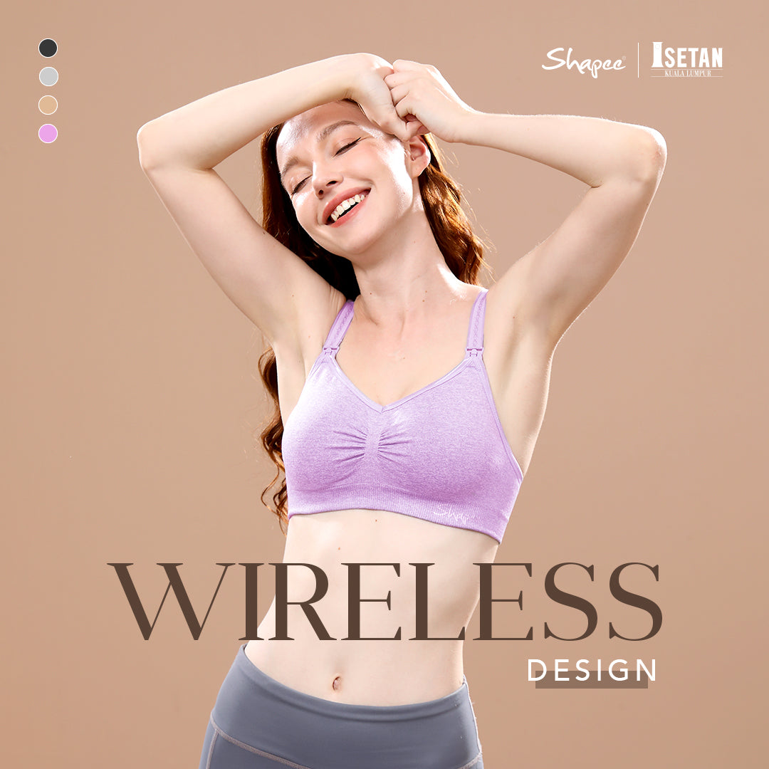 SHAPEE Sassy Nursing Bra (Violet) | Isetan KL Online Store