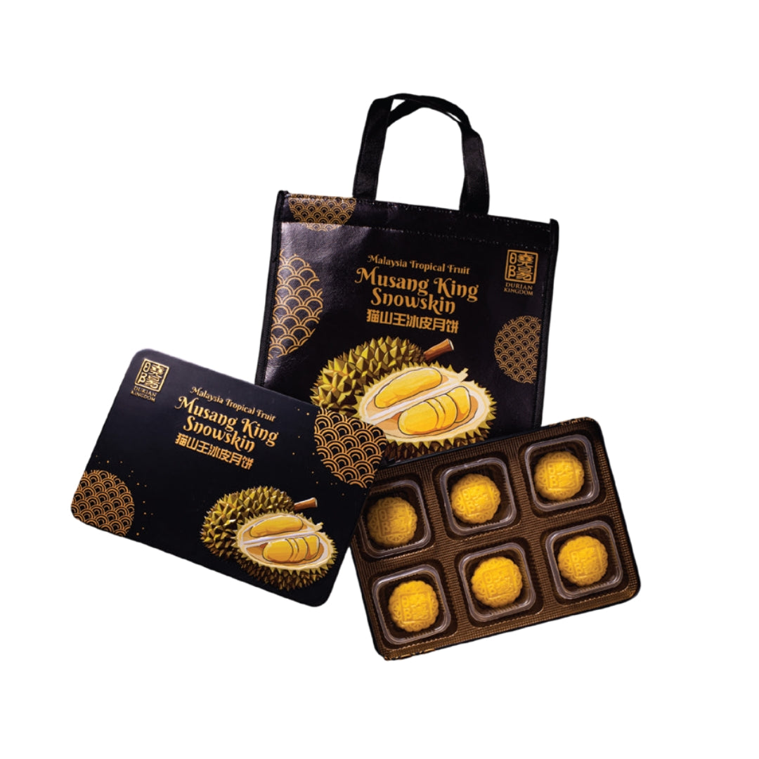 [Pickup Only] (Premium Snow Skin) Musang King Mooncake (6pcs/box)