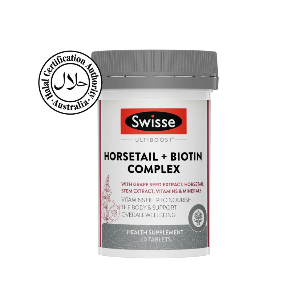 SWISSE Horsetail Biotin Complex 60s | Isetan KL Online Store