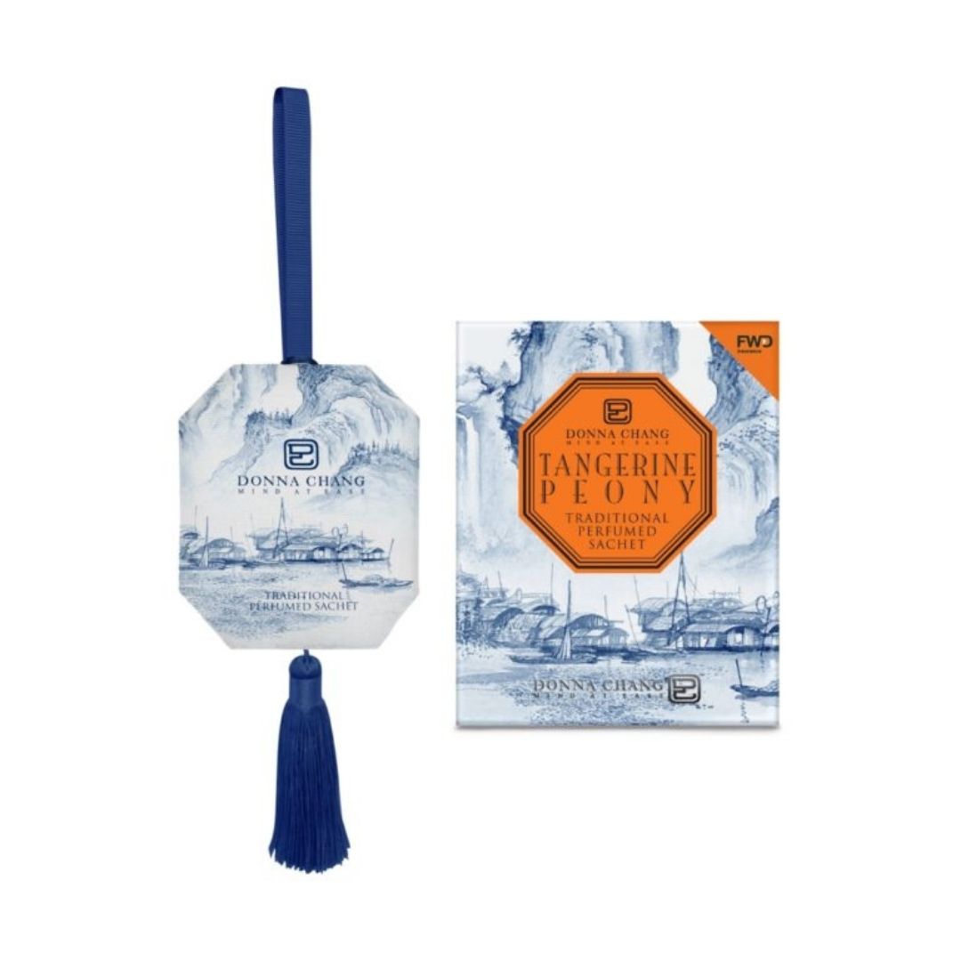 Tangerine Peony Perfumed Sachet 63g (with 3ml refill)