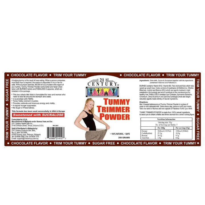 Isetan Kuala Lumpur 21st Century Tummy Trimmer Powder 250g | Isetan KL Online Store
