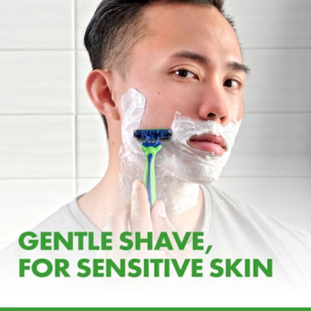 Flexi Blue 3X Sensitive Disposable Razor 4s