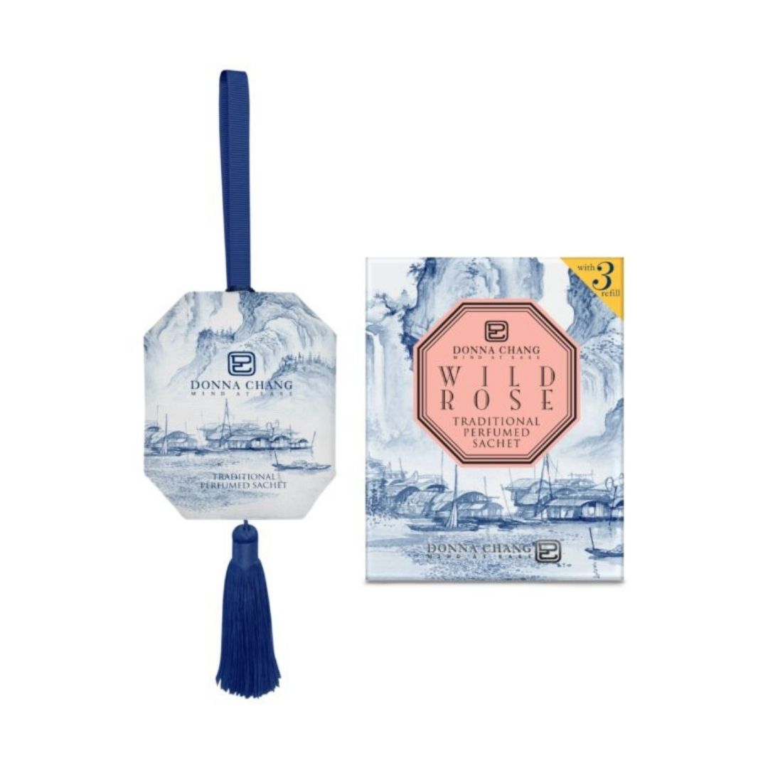 Wild Rose Perfumed Sachet 63g (with 3ml refill)