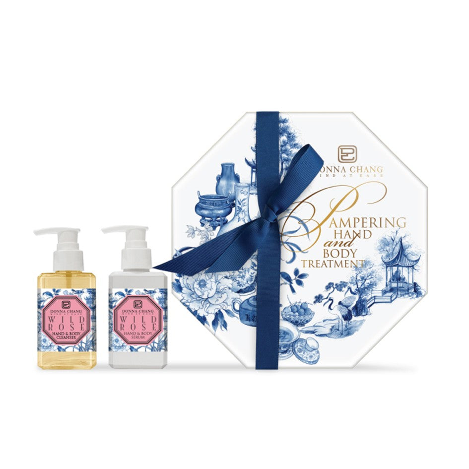 Wild Rose Body Treatment Gift Set (Body Cleanser & Body Serum) 100 +100