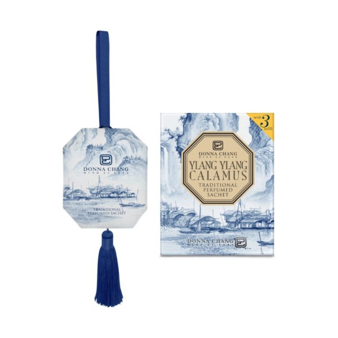 Ylang Ylang Calamus Perfumed Sachet 63g (with 3ml refill)