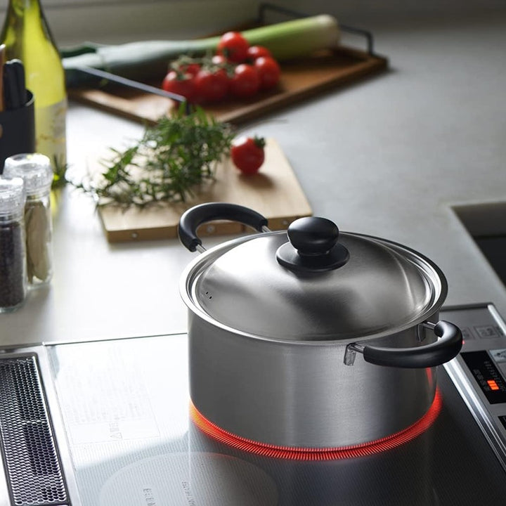 YOSHIKAWA Cook Easy Stainless Steel Two Handed Pan 22cm | Isetan KL Online Store