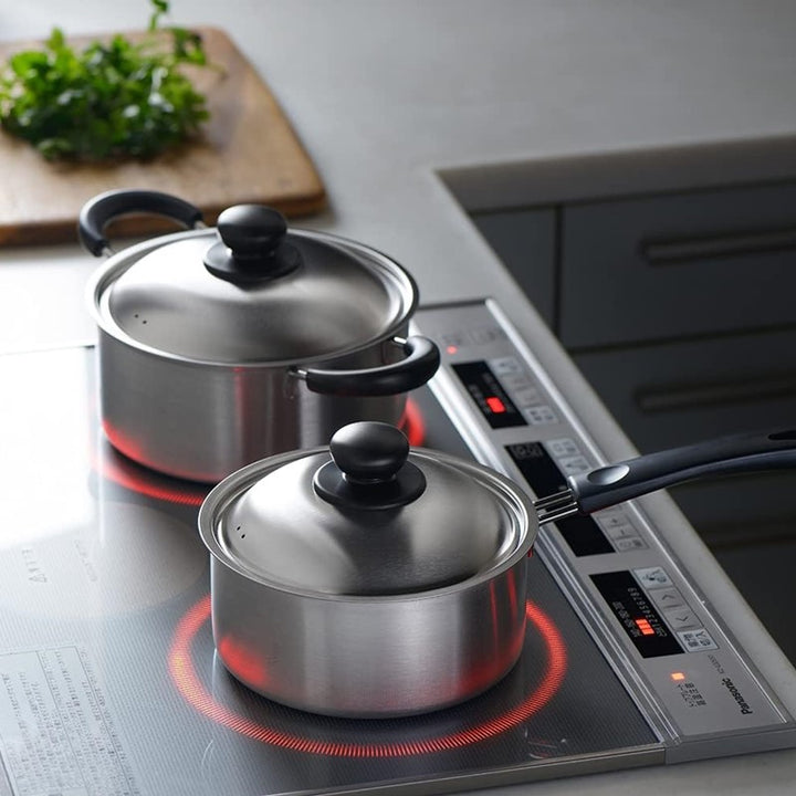 YOSHIKAWA Cook Easy Stainless Steel Two Handed Pan 22cm | Isetan KL Online Store