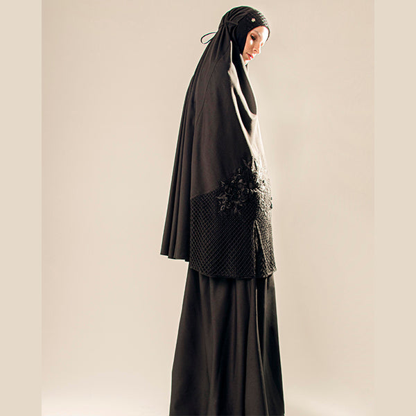 BLANCHEUR Telekung ARJANA Irtiza in Black | Isetan KL Online Store