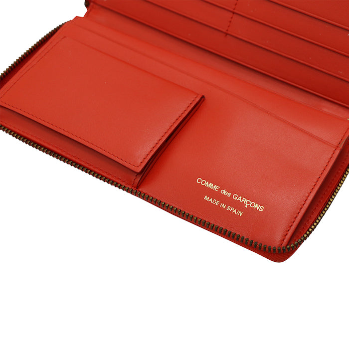 COMME DES GARCONS PLAY Wallet (Arecalf Orange) | Isetan KL Online Store