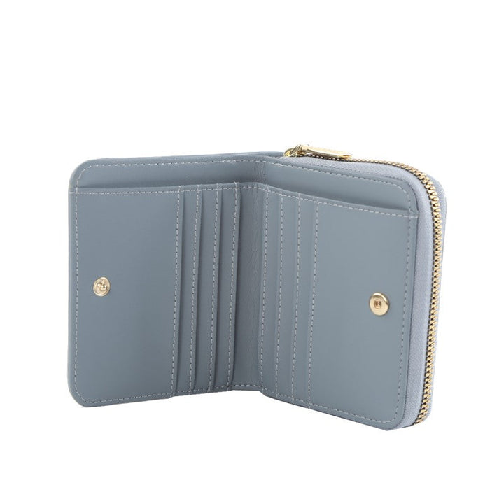 ELLE Color Therapy S/Zip Wallet (Smoky Blue) | Isetan KL Online Store
