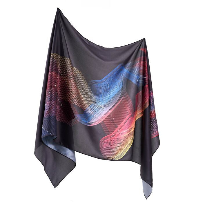 ELLE Dancing Elle Shawl (Moonless Night) | Isetan KL Online Store
