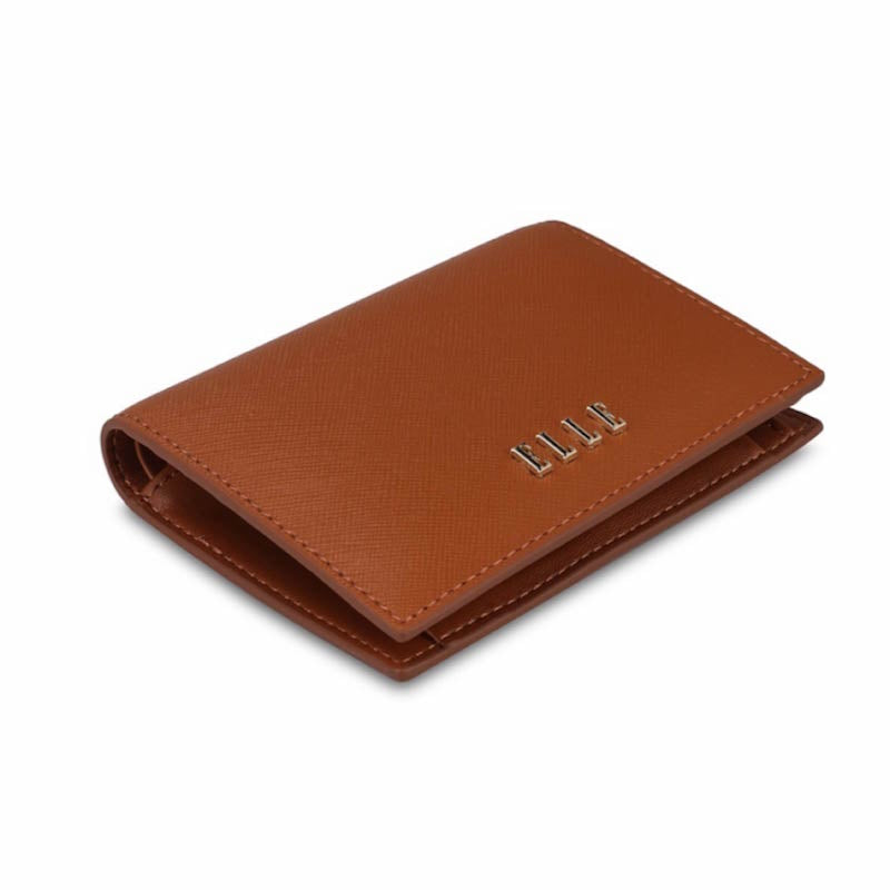 ELLE Ivy Dual Fold wallet (Brown) | Isetan KL Online Store