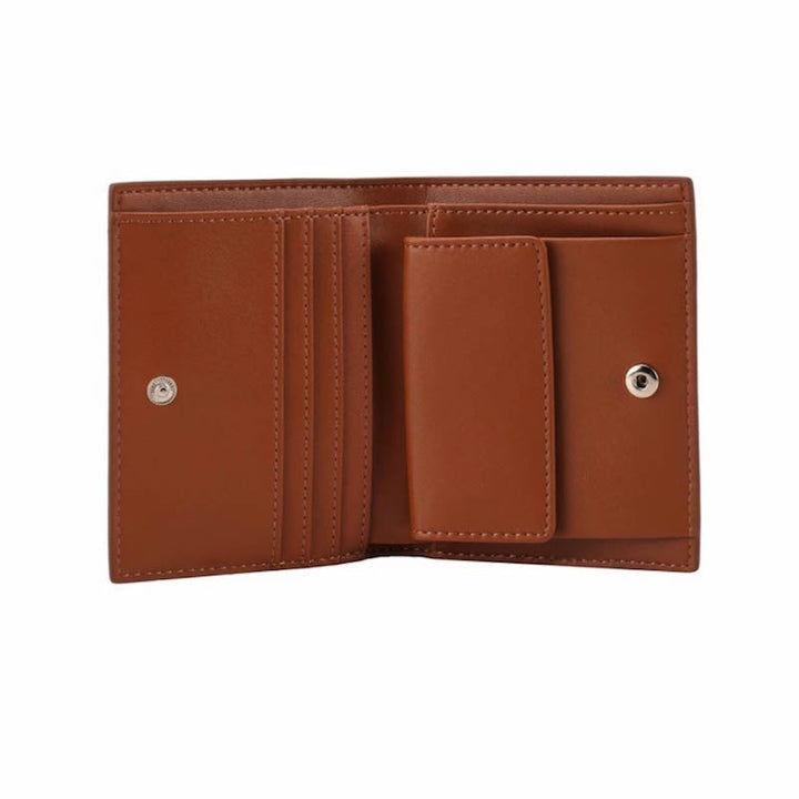 ELLE Ivy Dual Fold wallet (Brown) | Isetan KL Online Store