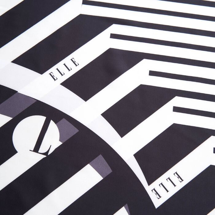 ELLE Polka E Square Scarf (Moonless Night) | Isetan KL Online Store