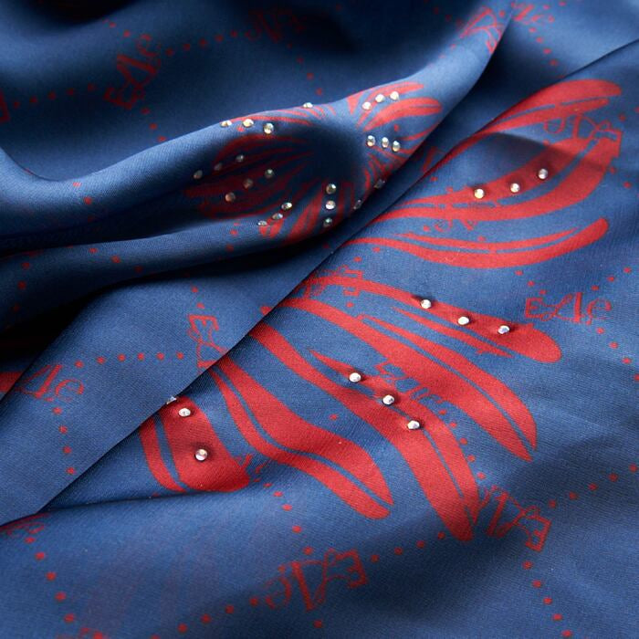 ELLE The Straits Shawl (Midnight Blue) | Isetan KL Online Store