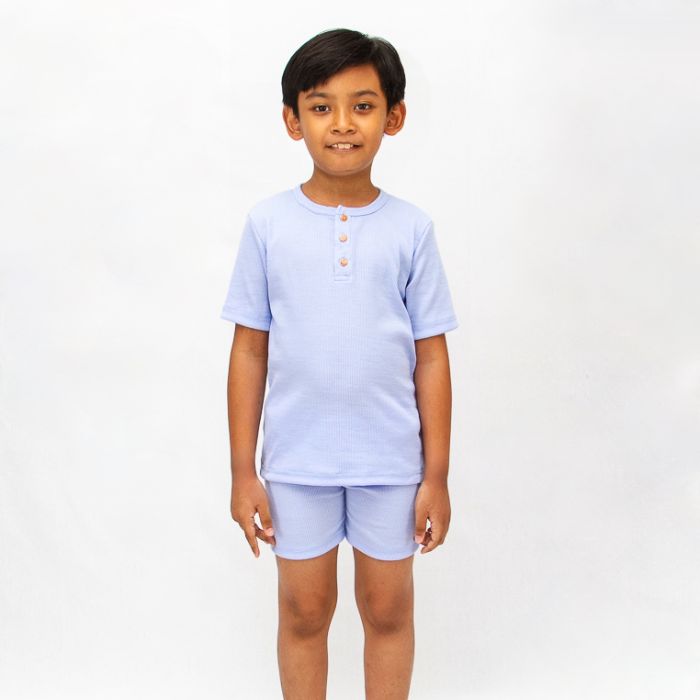 ELOQUE Santai Unisex Loungewear in Powder Blue | Isetan KL Online Store