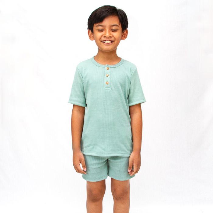 ELOQUE Santai Unisex Loungewear in Sage Green | Isetan KL Online Store