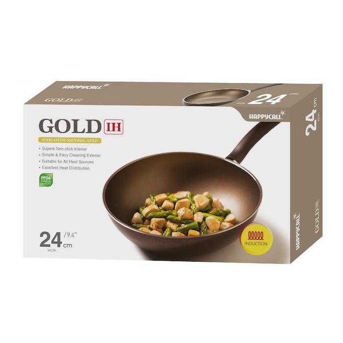 HAPPYCALL IH Gold Wok Pan 24cm | Isetan KL Online Store