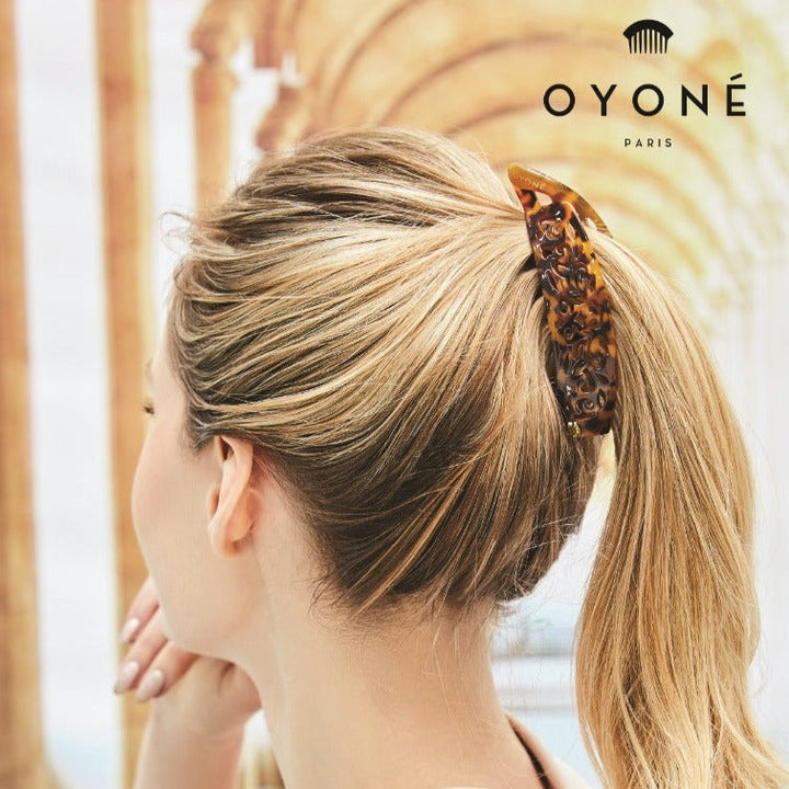 OYONE PARIS Helena Banana Clip (Tokyo Brown) | Isetan KL Online Store